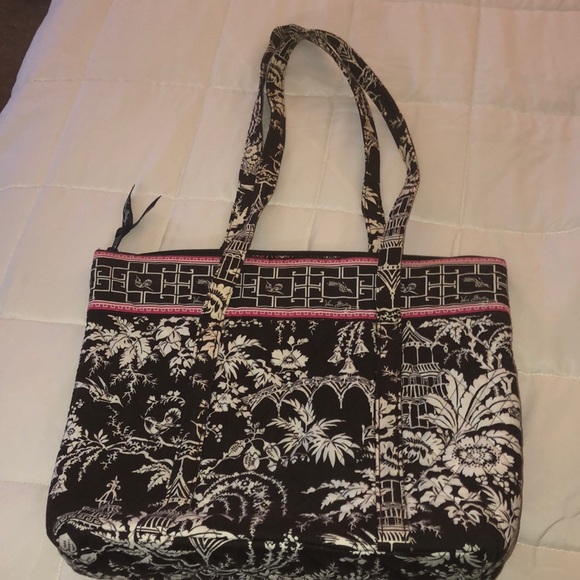 Imperial Toile Zippered Tote - Picture 2 of 3